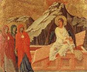 unknow artist Duccio The Holy women at the grave painting